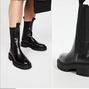 LAST black leather boots